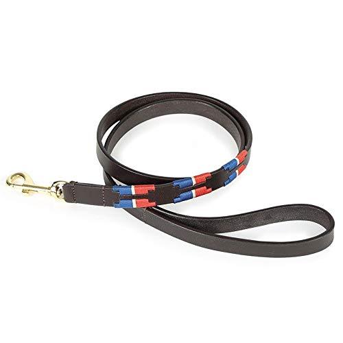 Shires Digby and Fox Dog Lead Dog Collars & Leashes Shires Equestrian Navy/Red Large 