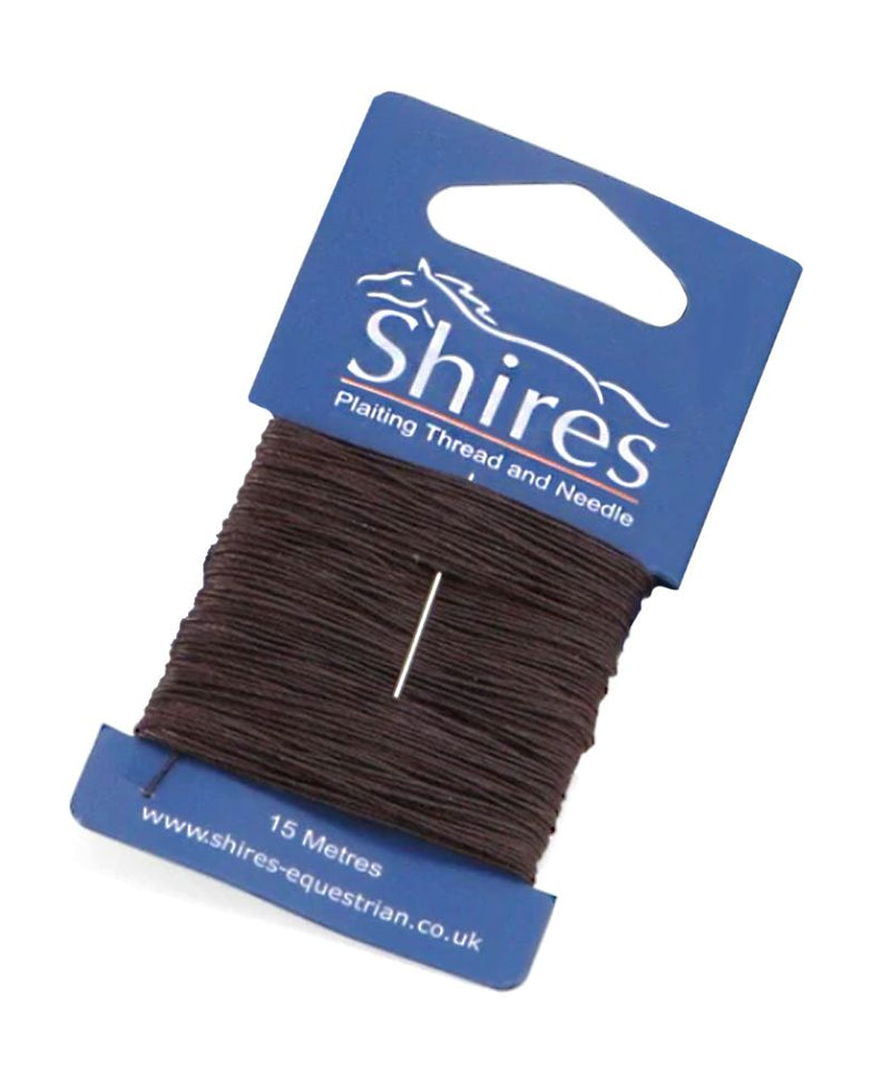 Shires Plaiting Thread Grooming Kits Shires Brown 