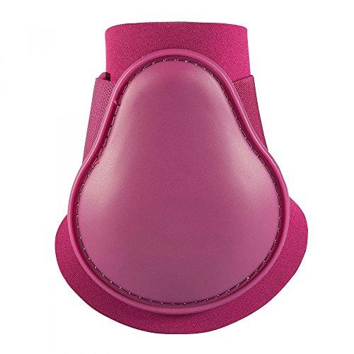 Horze Colorful Plastic And Neoprene Fetlock Boots For Protection During Jumping And Schooling, Assorted Colors, Cob And Competition/Exercise Boots Horze Boysenberry Purple Shetland 