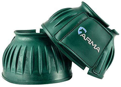 Shires Touch and Close Over-Reach Boots Bell Boots Shires Equestrian Green Cob 