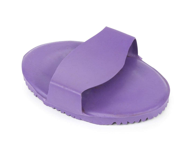 Shires Rubber Curry Comb Brushes Shires Equestrian Purple Large 