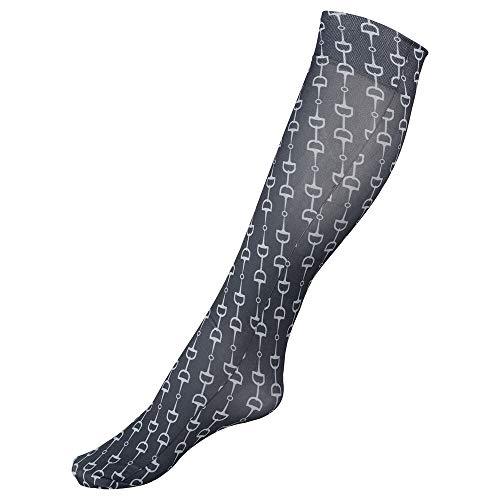Horze Amira Thin Printed Socks Socks Horze Dark Navy Kids 