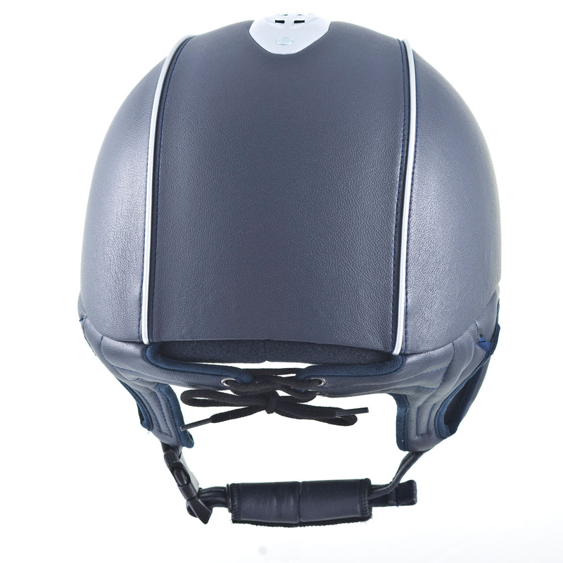 Back view of Navy Champion Evolution Pearl Helmet