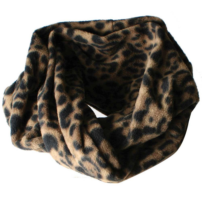 Horseware Newmarket Fleece Snood Scarves Leopard Print One Size