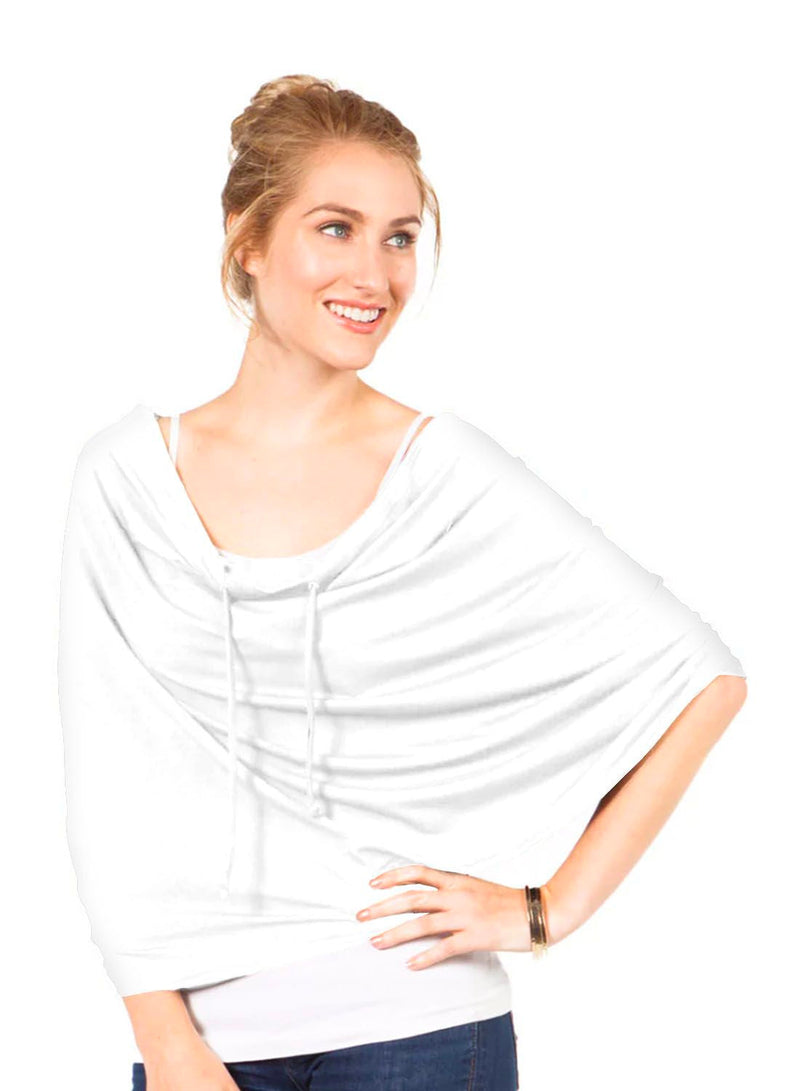 Summerskin Endless Summer Wrap UPF 50+ Sweaters White One Size