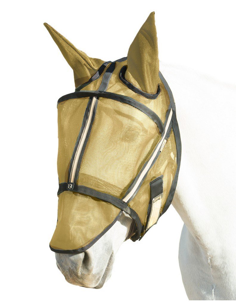 Gold Noble Outfitters Guardsman Fly Mask With Ears X-Large