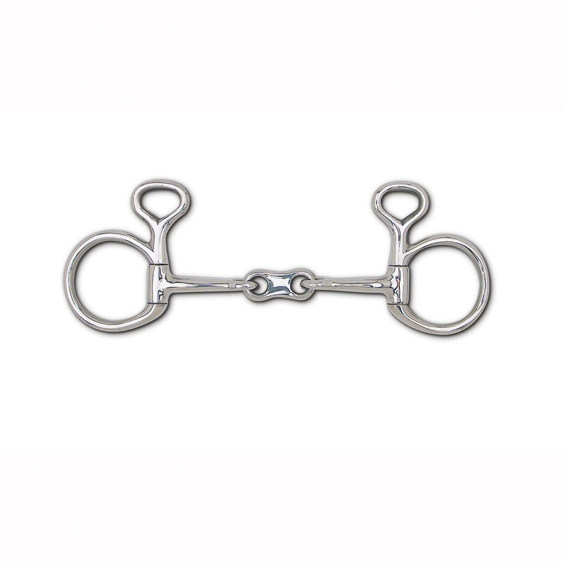 Toklat 10mm French Link Snaffle Baucher Bit with 2 1/4" Rings English Horse Bits Toklat 