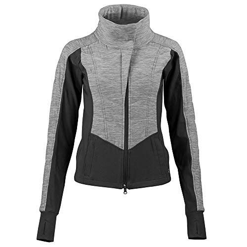 Horze Women's Chloe Light Padded Jacket Jackets Horze Steel Grey/Dark Grey US 12 (EU 42) 