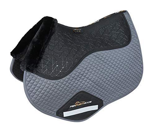 Shires Performance Fusion Jump Saddle Pad All Purpose Pads Shires Equestrian Grey 17-18 