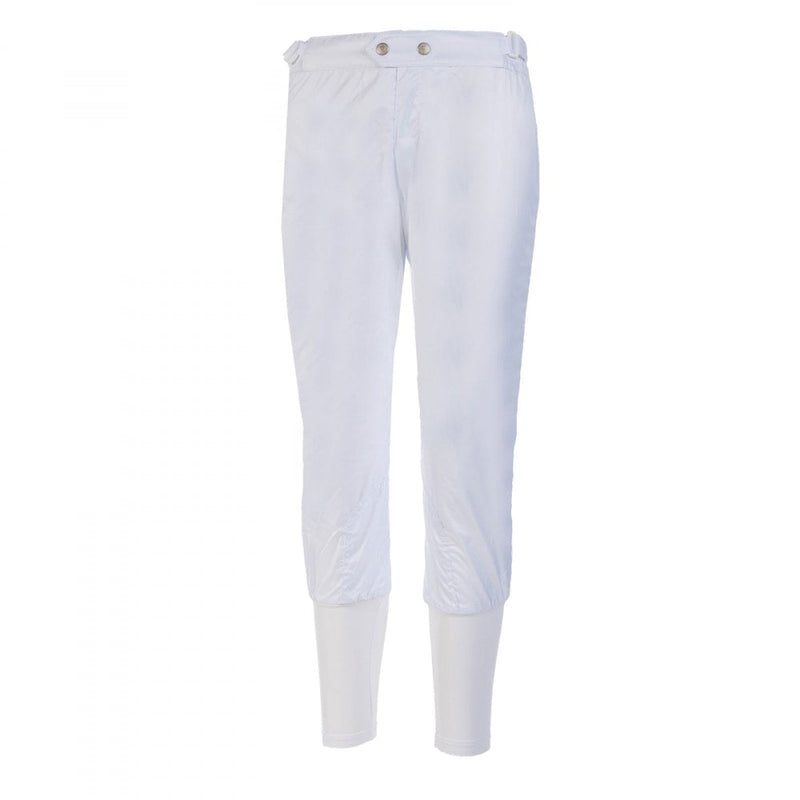 White TKO Slim Line Polyester Race Pants - Winter Weight Front