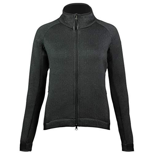 Horze Women's Sarina Knit Fleece Jacket Jackets Horze Shadow Grey US 12 (EU 42) 