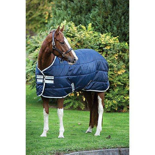 Amigo Insulator Pony Medium Turnout Blanket Turnout Blankets Horseware Ireland Navy/Silver 57" 