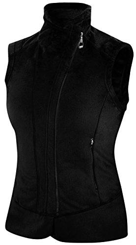 Irideon Ladies Icelandic Fleece Vest Vests Toklat Large Black Black