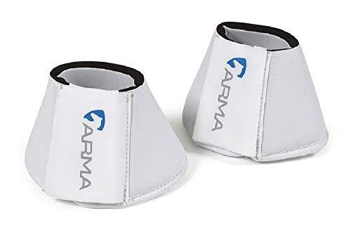 Shires Arma Neoprene Over Reach Boots Bell Boots Shires Equestrian White Cob 