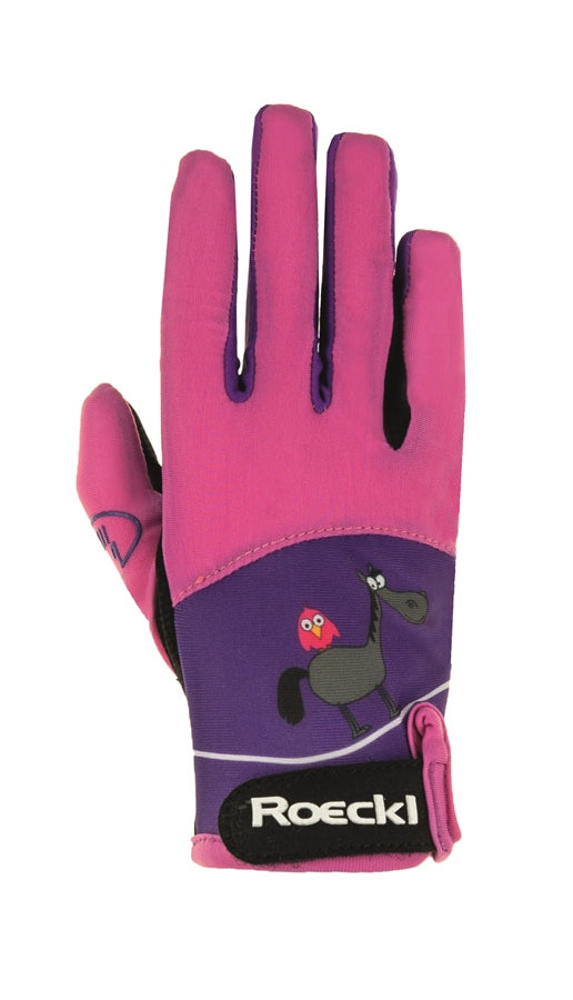 Roeckl Kansas Kids Riding Gloves Pink 3