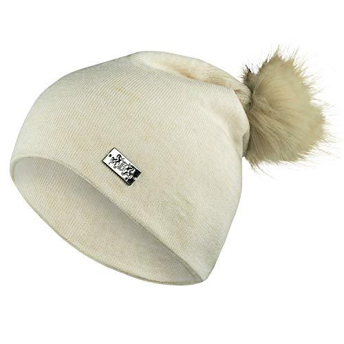 B Vertigo Women's Linda Hat Winter Hats Horze Whisper White 