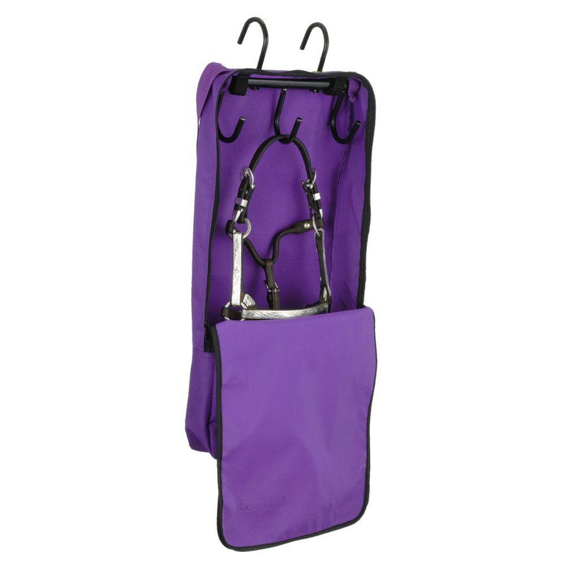 Purple Tough 1 Mini Halter and Bridle Bag with Rack JT International
