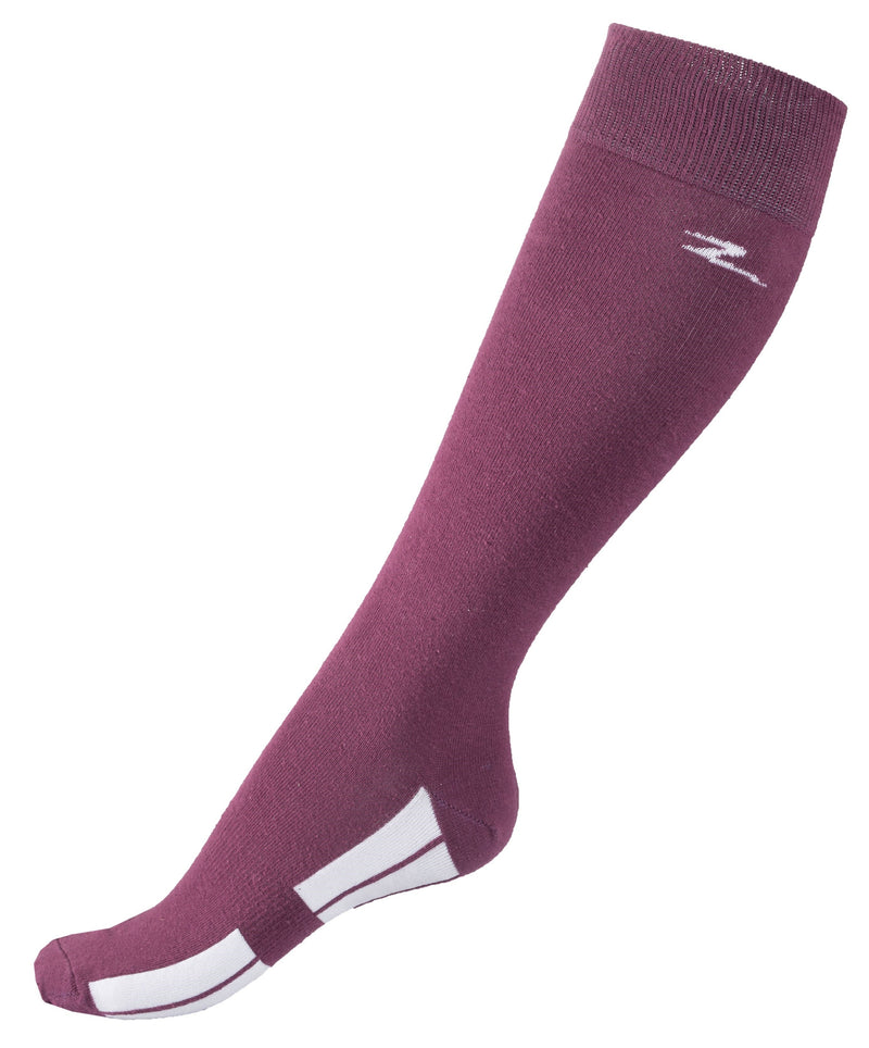 Horze Soft Comfort Coolmax Knee High Socks Socks Horze Eggplant Purple US Women's 8.5-10 (EU 39-41) 