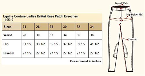 Equine Couture Brittni Women's Knee Patch Breeches Knee Patch Breeches Equine Couture 