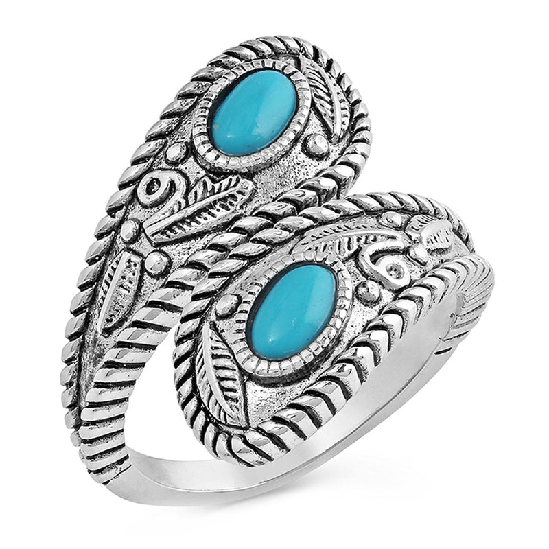 Balancing The Whole Turquoise Open Ring Jewelry Montana Silversmith 