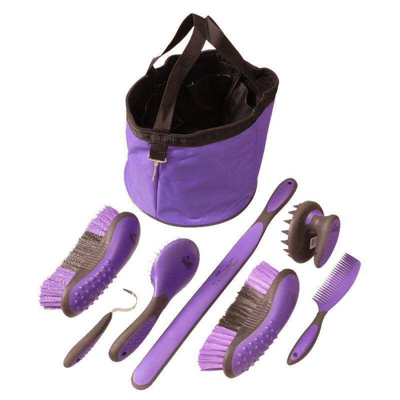 Tough 1 Great Grip Grooming Package (8-Piece), Pink Grooming Kits JT International Purple 