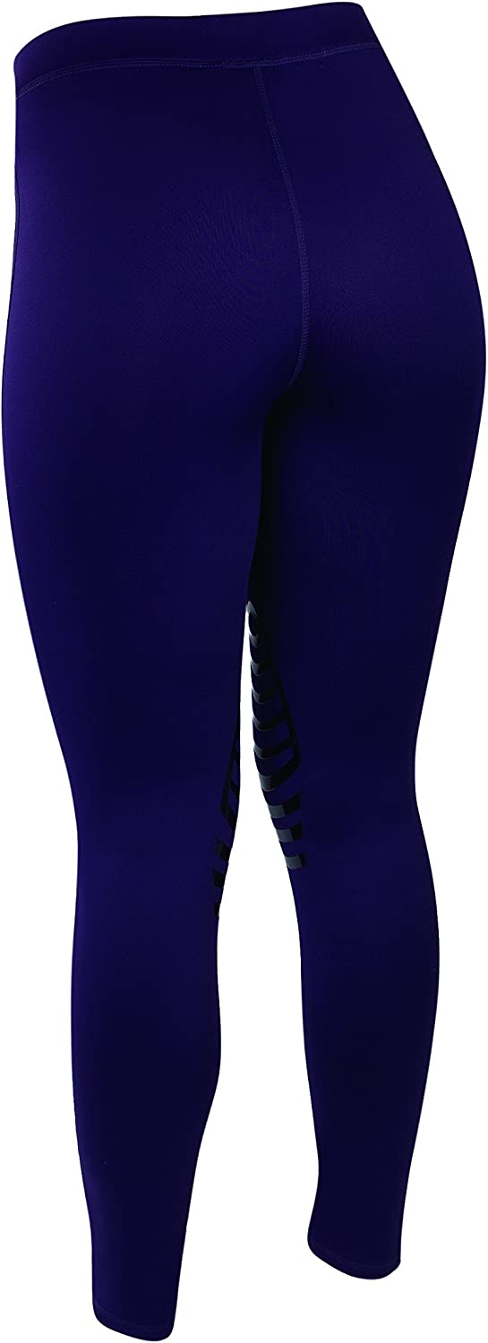 Back view of Wisteria Saxon Essential Childrens Riding Tights Full Seat Tights 16