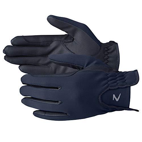 Horze Women's Evelyn Breathable Gloves - Winter Gloves Horze Dark Navy/Dark Navy 10 