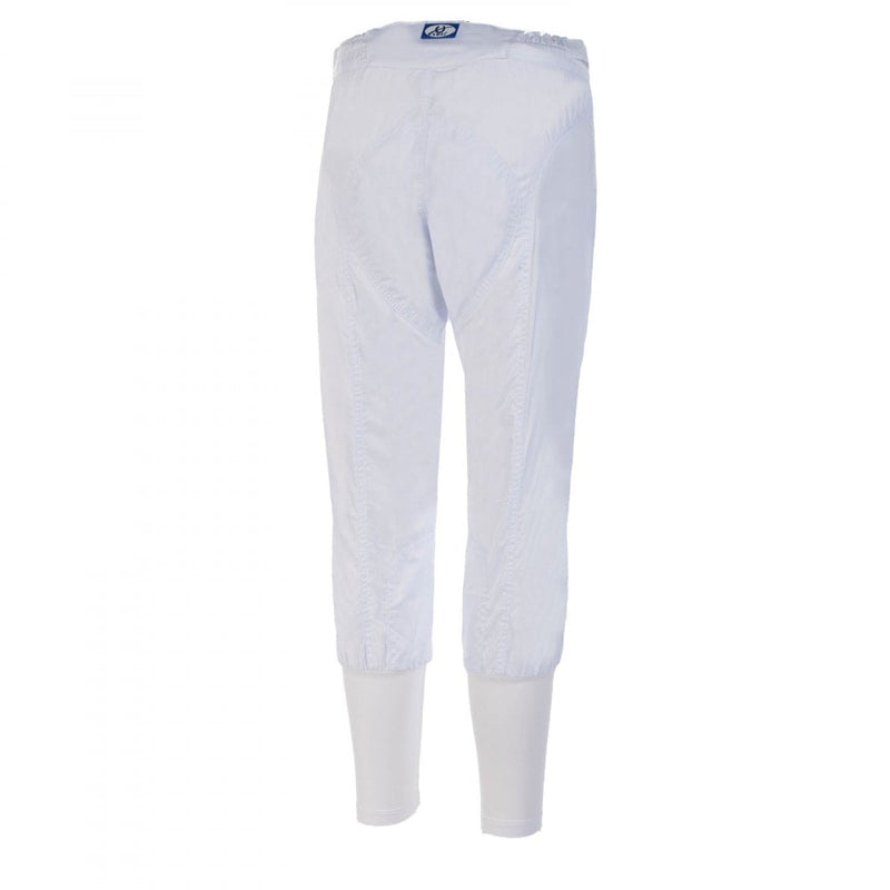 White TKO Slim Line Polyester Race Pants - Winter Weight Back