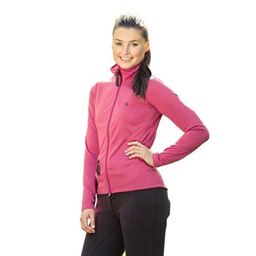 Horze Alina Women's Fleece Jacket Jackets Horze Wood Pink 8 