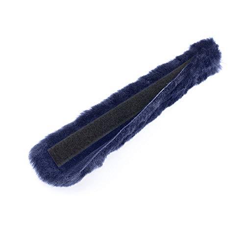 Finntack Noseband Fleece Cover English Bridle Accessories Horze Dark Blue US 12 in (EU 32 cm) 