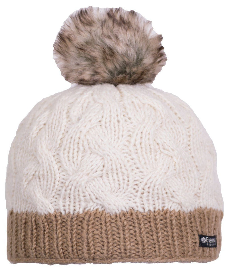 Everest Designs Gibson Beanie Winter Hats Everest Design Cream 