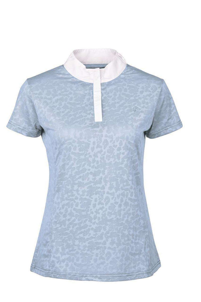 Dublin Ladies Cortez CDT Short Sleeve Competition Top Short Sleeve English Show Shirts Dublin XS Powder Blue 