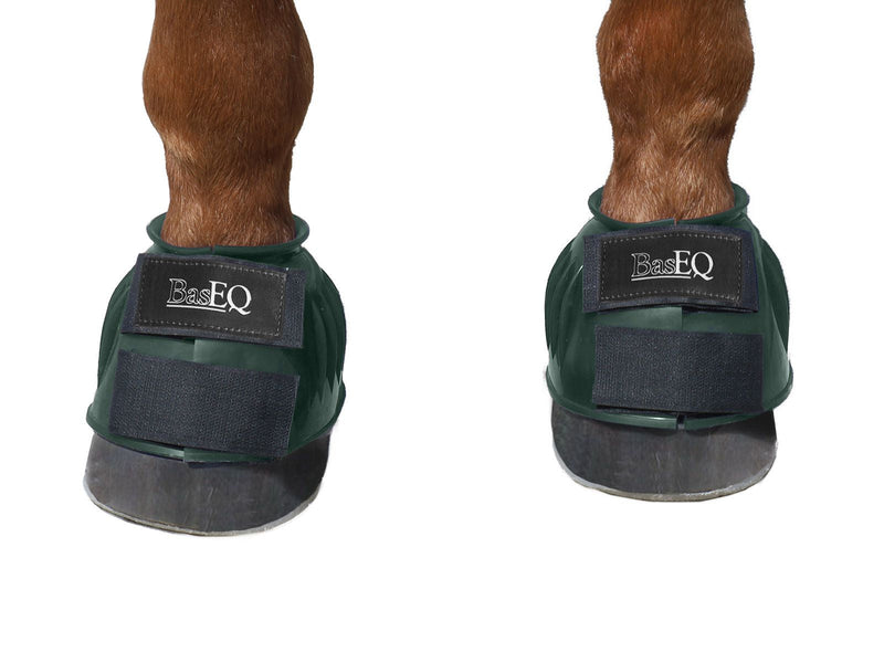 Hunter Green BasEQ PVC Bell Boots One Stop Equine Shop Pony
