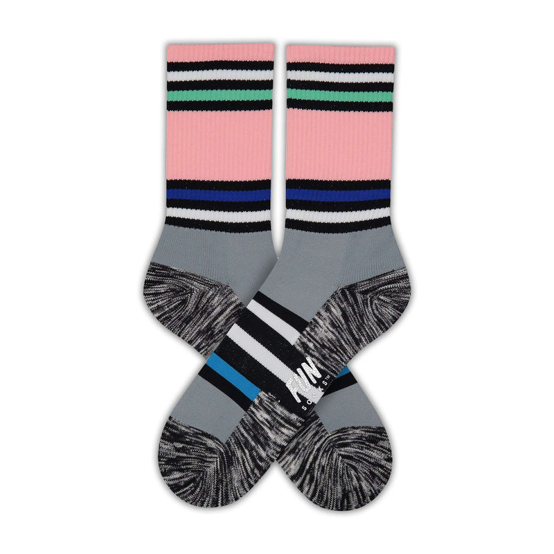 Fun Socks Women's Stripe Athletic Socks Socks Fun Socks Pink 