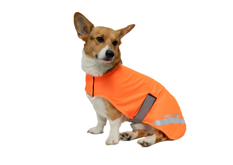 Shires Equiflector Dog Safety Vest Dog Coats Shires L Orange 