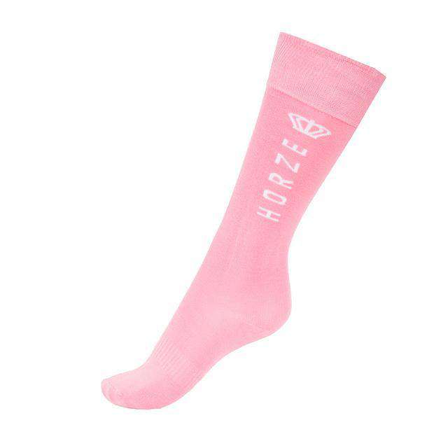 Horze Junior Bamboo Knee Socks Socks Horze 12.5-4 Peach Pink 