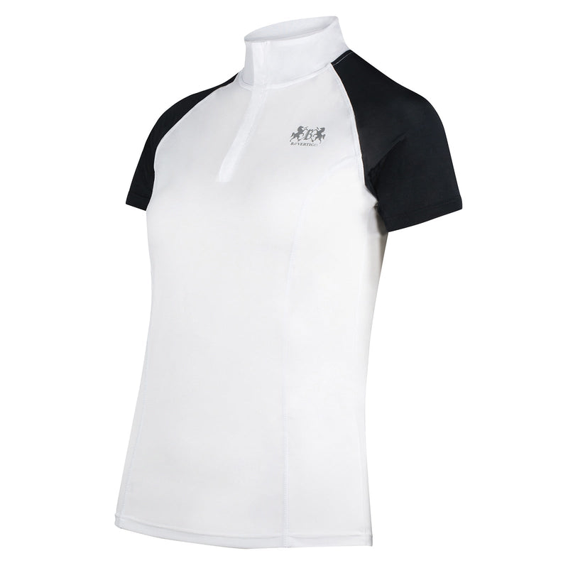 B Vertigo Iris Womens Short Sleeve Shirt Short Sleeve English Show Shirts B Vertigo White 8'' 