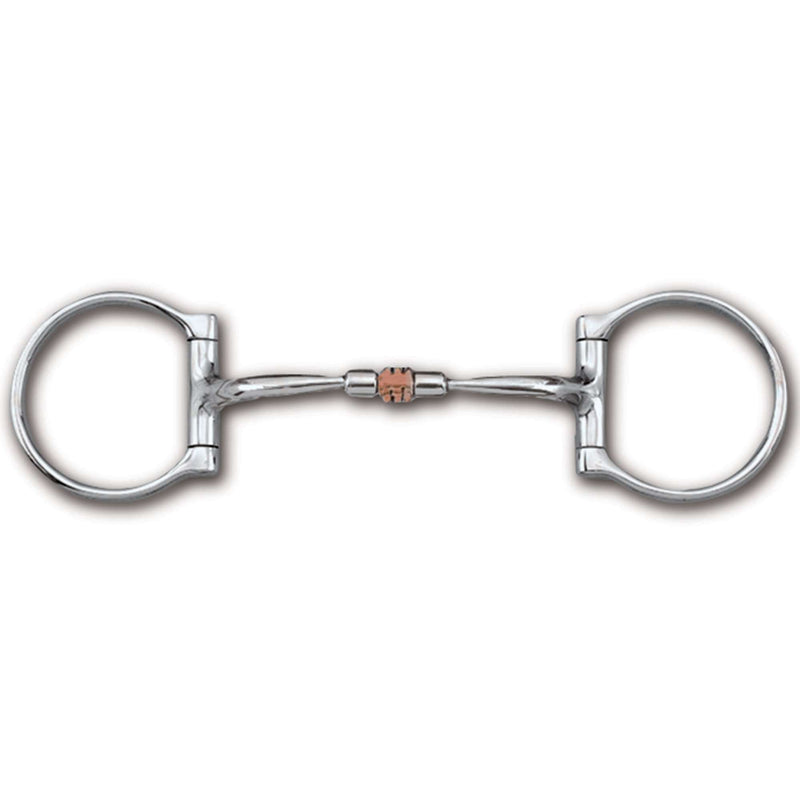 Myler Western Dee with Sweet Iron Comfort Snaffle with Copper Roller Western Horse Bits Myler 5" Stainless Steel 