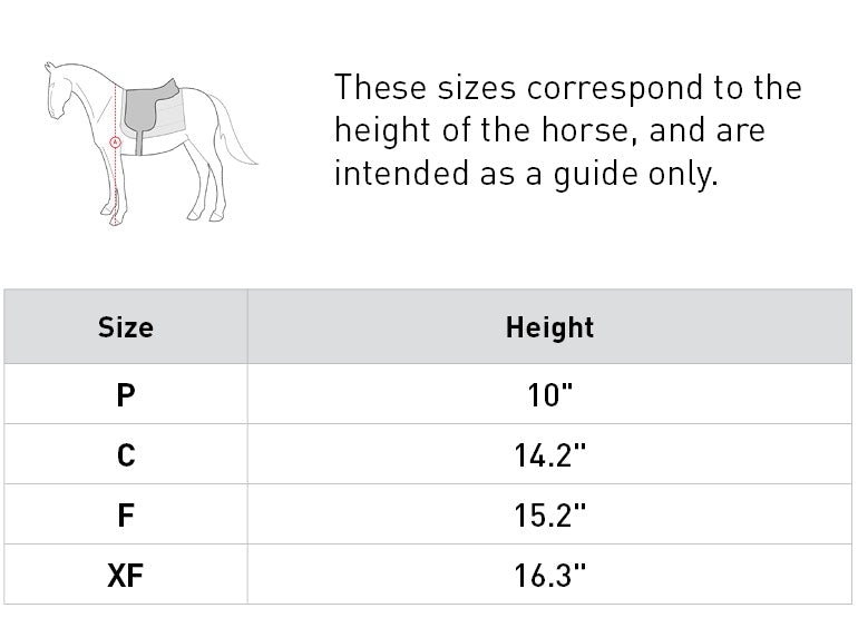 Size Chart Finntack Pro Fetlock Protection Boots Competition/Exercise Boots