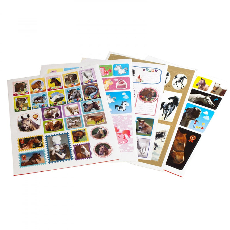 Horze Set of Stickers - Five Sheets Images
