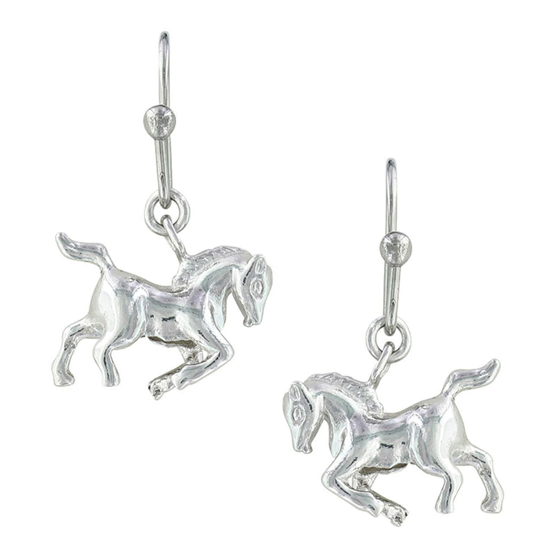 Montana Silversmiths Prancing Horse Earrings and Necklace Jewelry Montana Silversmiths Earrings 