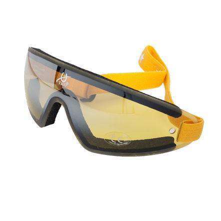 TKO Aerodynamic Polycarbonate Race Goggles Protective Eyewear TKO Yellow 