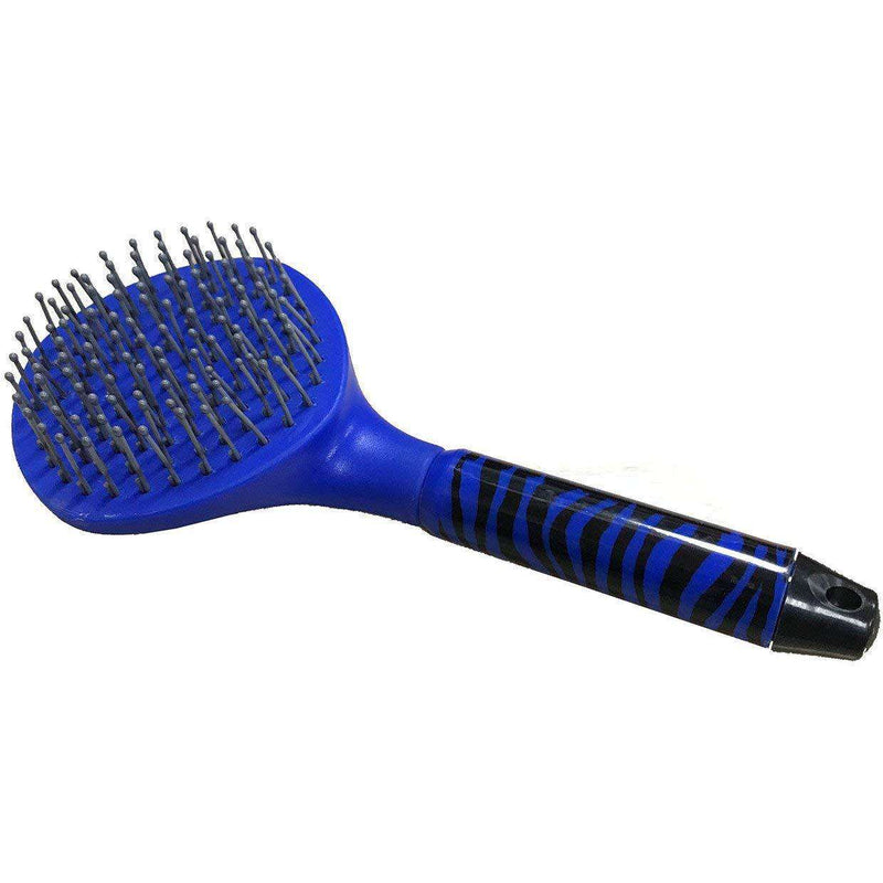 Roma Zebra Mane & Tail Brush Brushes Roma Blue 