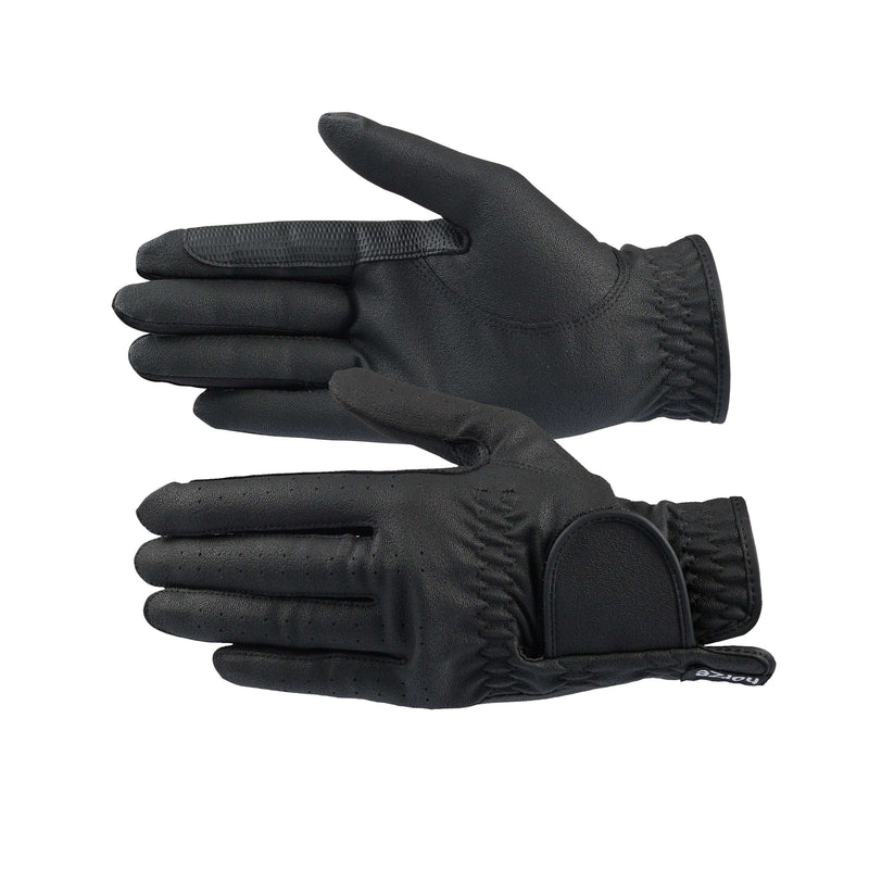 Horze Eleanor PU-Leather Gloves Gloves Horze 6 Black 
