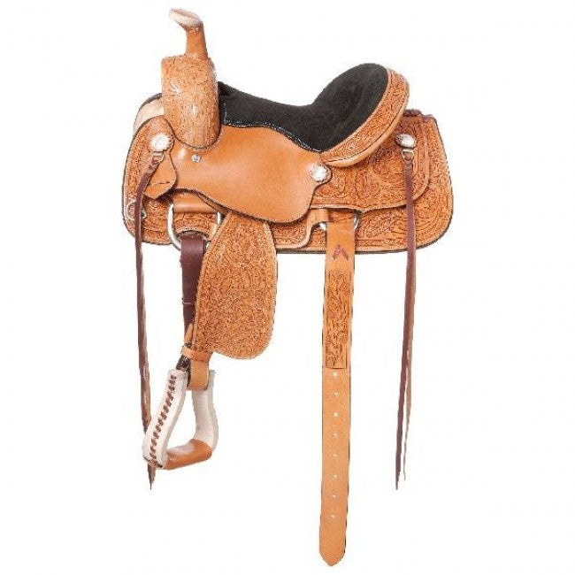 Light Oil Tough 1 Lone Star Youth Roper Saddle Package