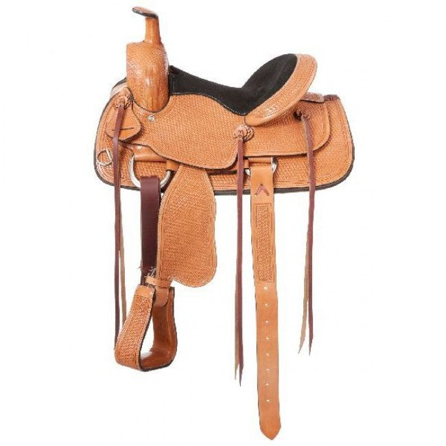 Light Oil Tough 1 Hawkin Youth Roper Saddle Package