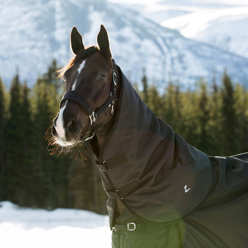 Black Horze Nevada Turnout Neck Cover - 200g Horse Hoods & Neck Covers