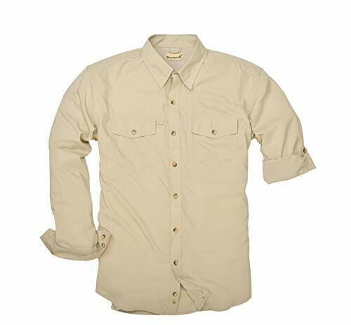 Backpacker BP-7017 Expedition Travel Shirt Size 3XL Long Sleeve Shirt Backpackers Birch 3XL 