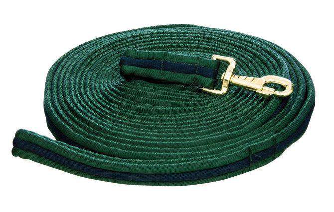 Kincade Two Tone Padded Lunging Rein Lunge Lines Kincade 26' Hunter/Navy 