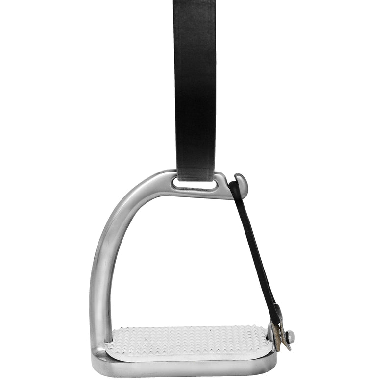 Horze Peacock Quick Release with Rubber Donut English Stirrup Irons Horze 4.33 